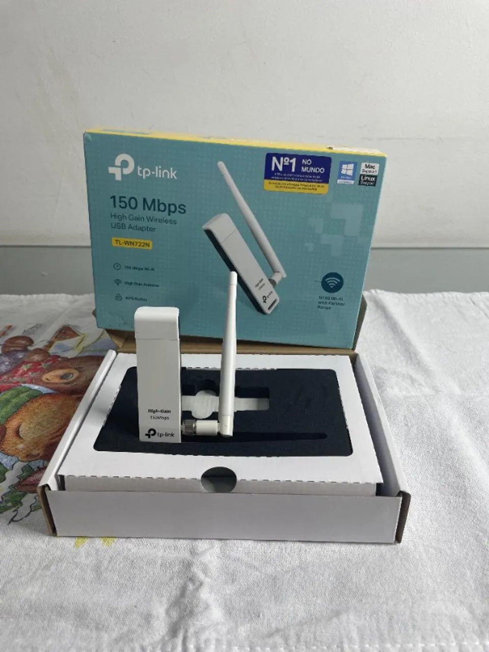 ADAPTADOR TP-LINK USB WIRELESS - ATÉ 150 MBPS