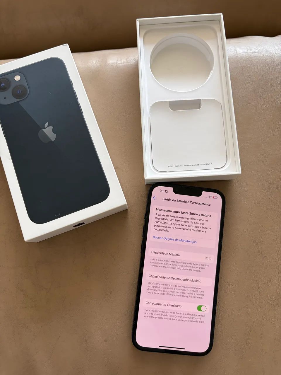Celular IPhone 13 256 GB preto - Foto 4