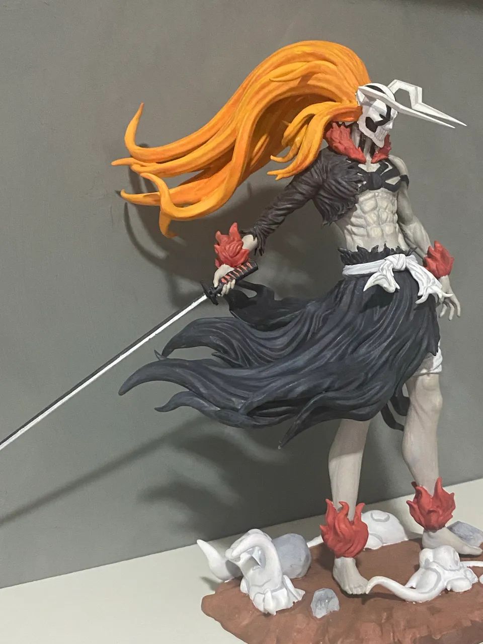 Action Figure Hollow Ichigo -Bleach (em resina) - Foto 4