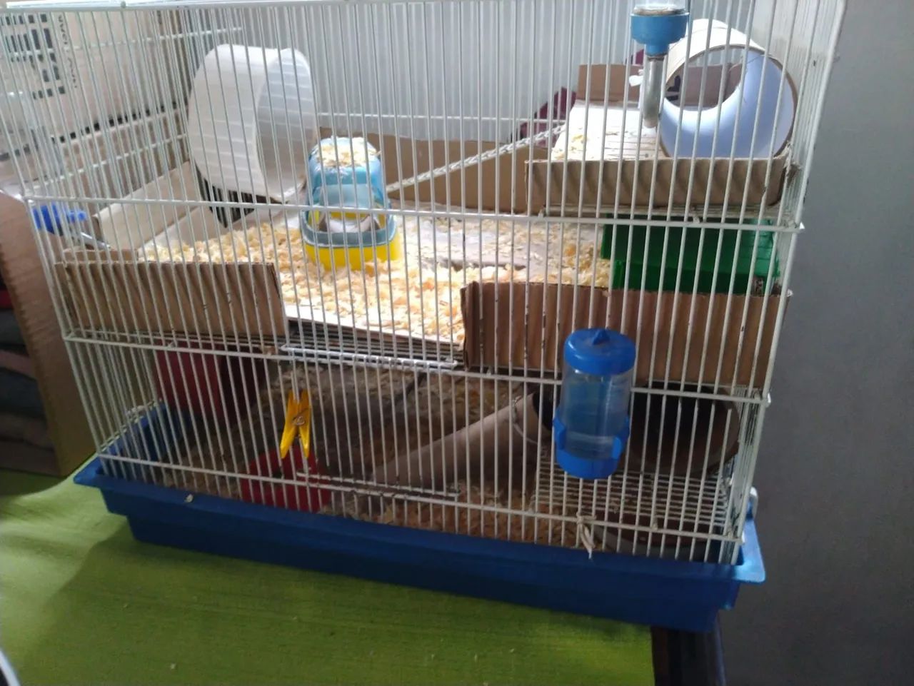 Gaiola hamsters e roedores acessórios gaiola pequena  - Foto 2