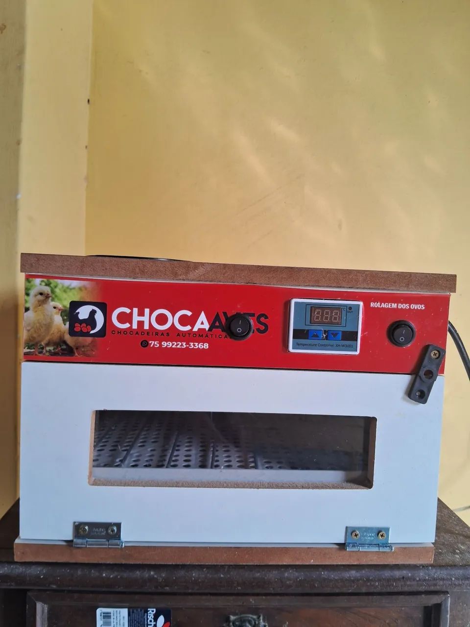 Disponível chocadeira automática para 70 ovos com ovoscopia  - Foto 5