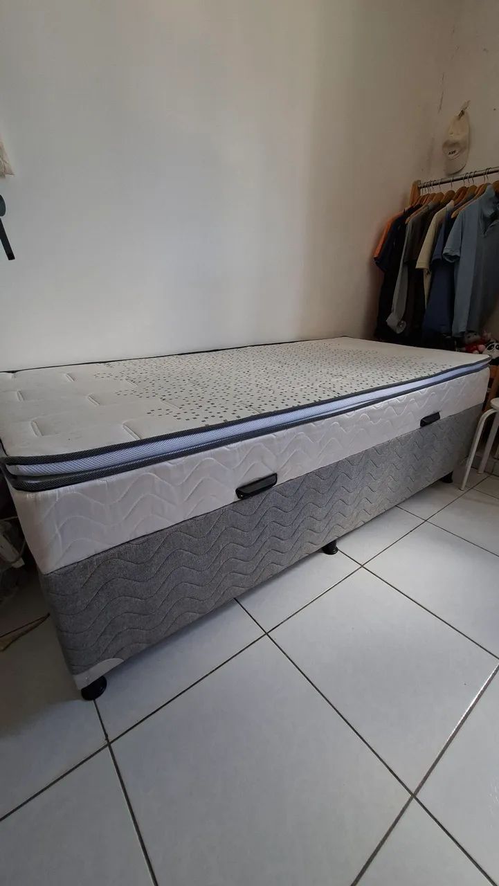 Cama box baú solteirão