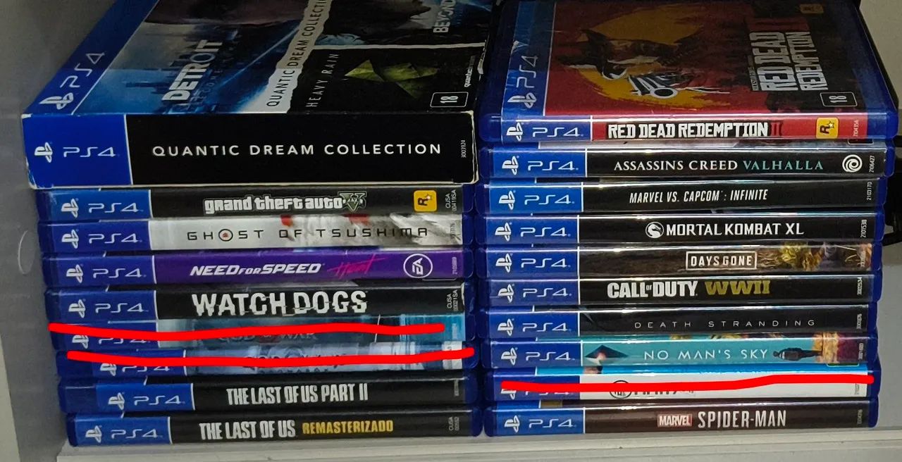 VENDO JOGOS DE PS4 
