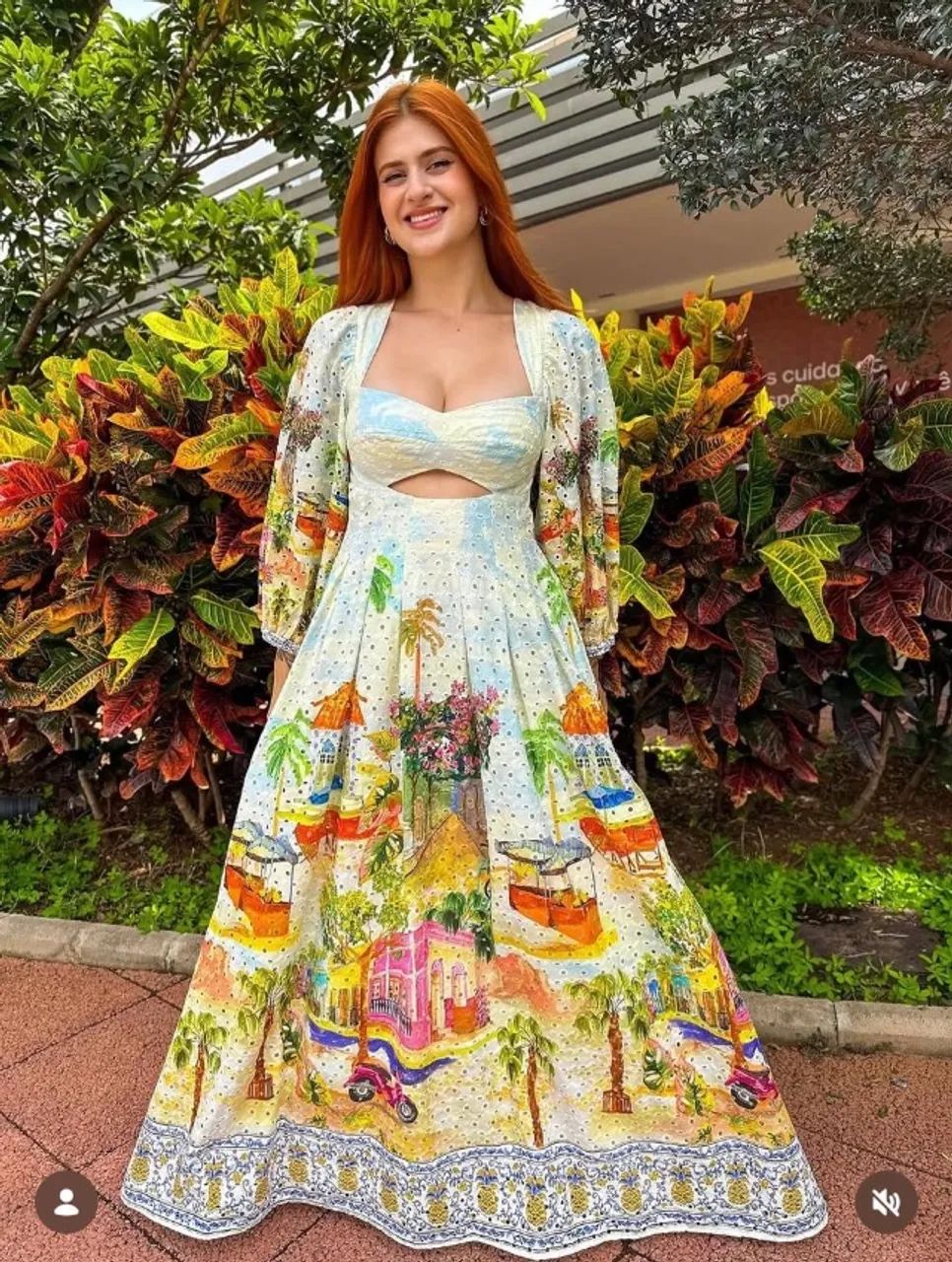 Vestido laise farm