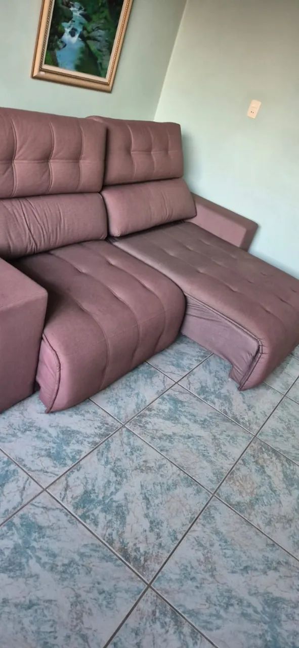 Sofa retrátil  1,10C x 2,50 L   1,80 aberto - Foto 3