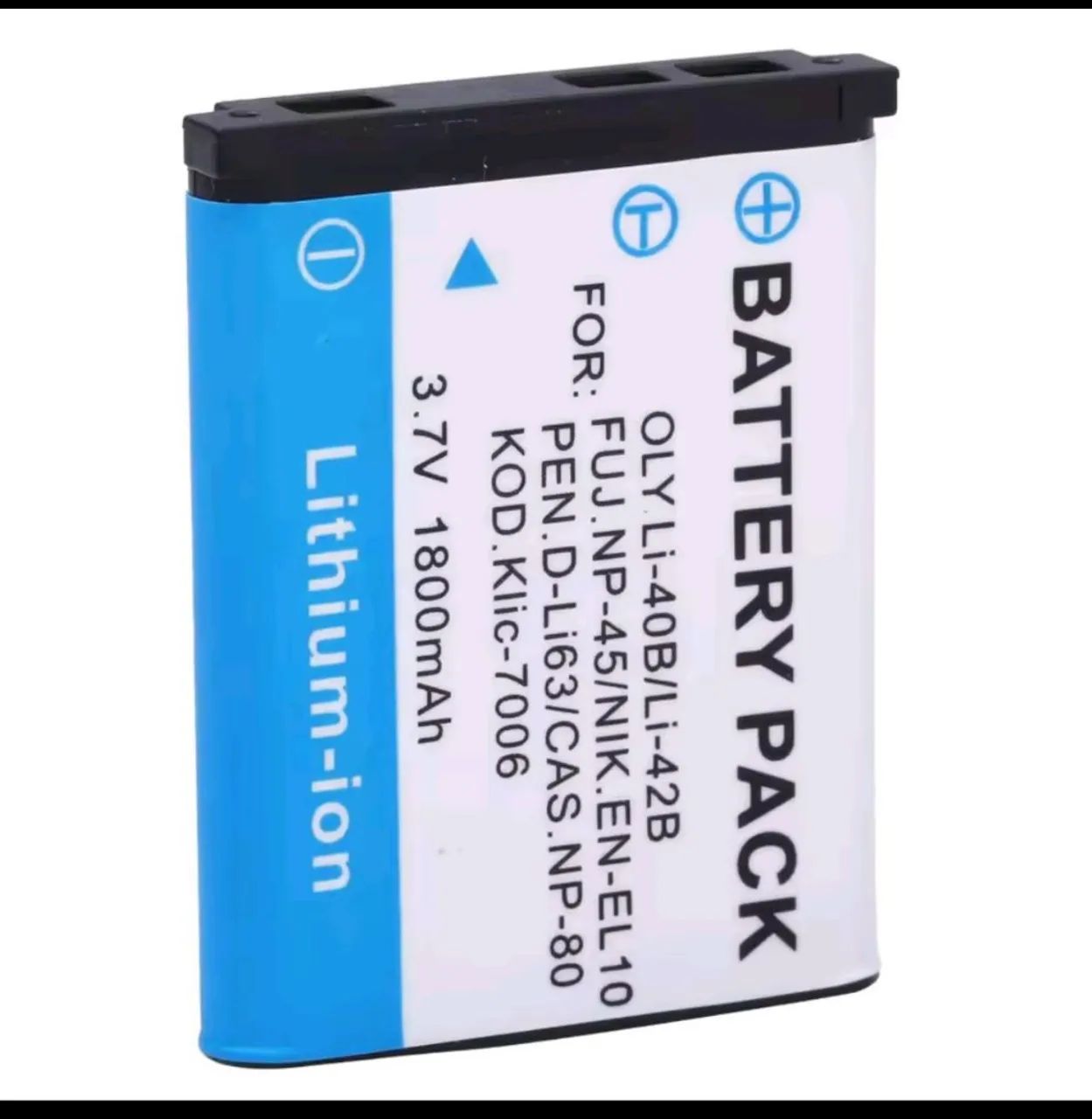 Bateria En-El10 Probty 1800 Mah Li-42B Dl-I63 W36  Arctis Casio NP82 Fujifilm NP45 K7006 - Foto 2
