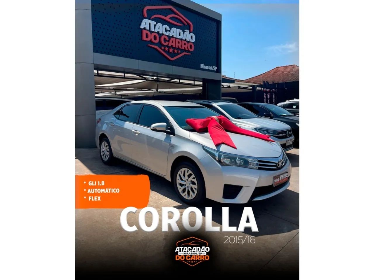 Toyota Corolla Corolla GLi 1.8 Flex 16V  Aut. 2016
