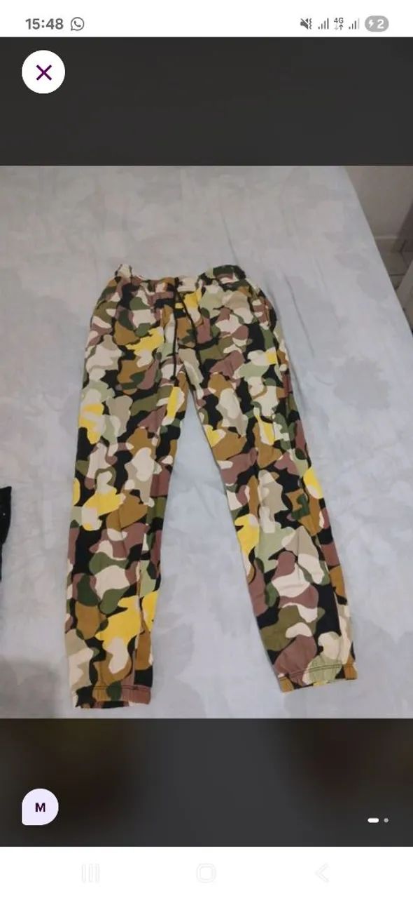 Calça militar jogger