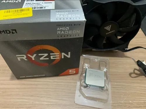 Processador Amd Ryzen 5 4600g Com Cooler E Caixa - Foto 2