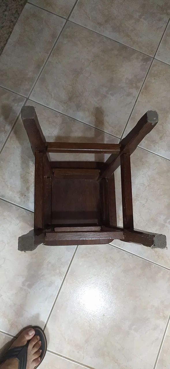 Banqueta madeira maciça,.4 unidades - Foto 4