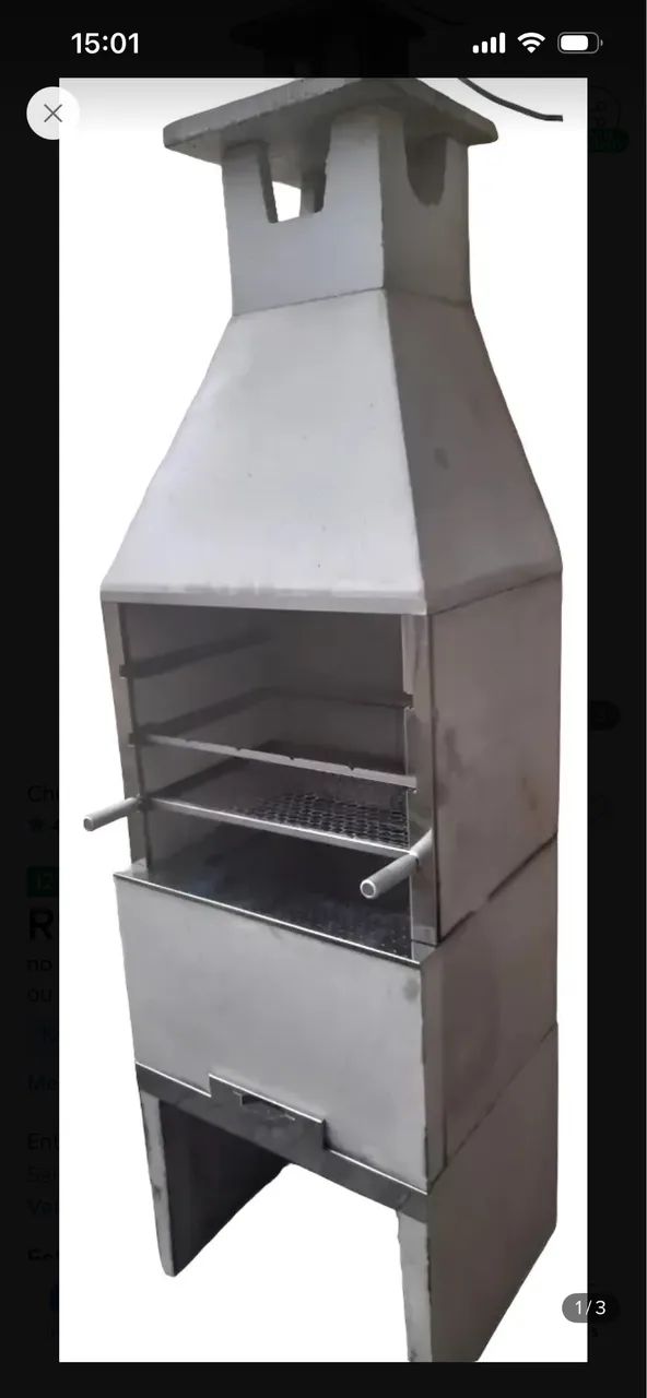 Churrasqueira de cimento