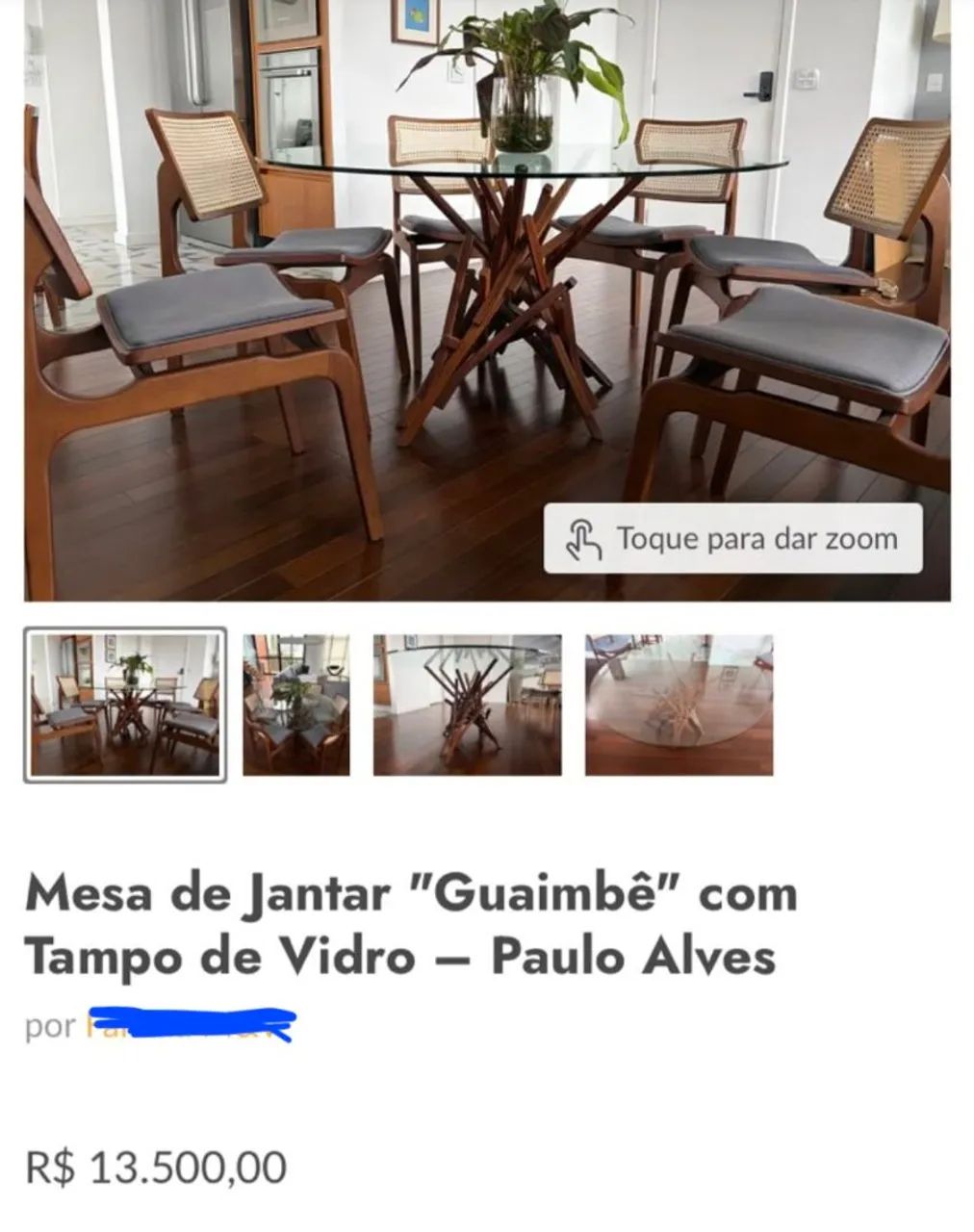 Mesa de jantar design - Foto 2