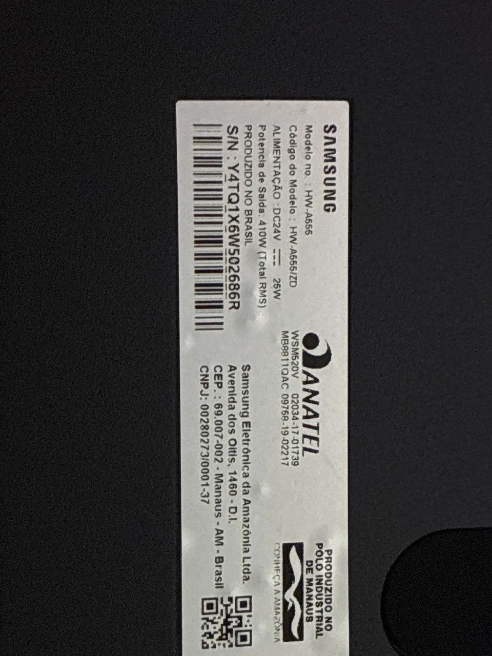 Soundbar Samsung