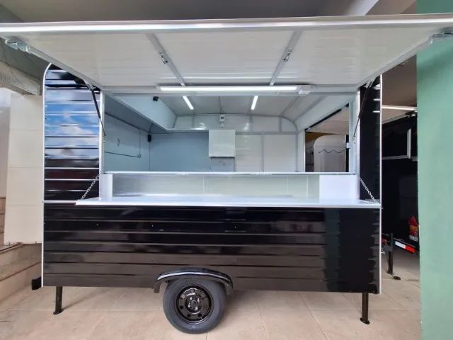 Trailer FoodTruck com Coifa 3x2 Pronta Entrega