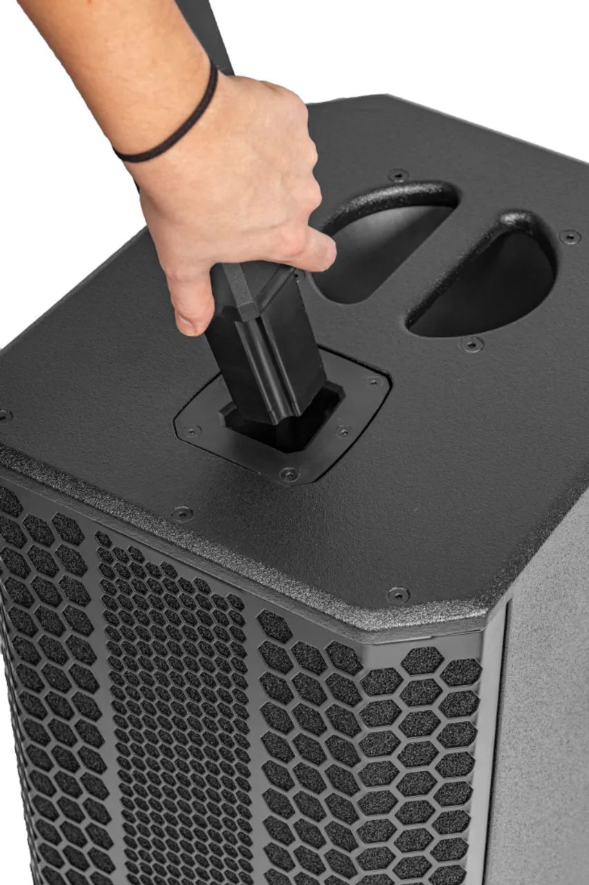 Sistema Vertical Line Array Lexsen Vl10 800wrms Cor Preto - Foto 5