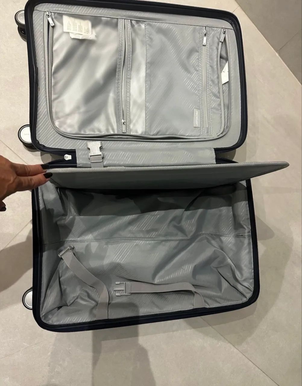 Mala de Bordo Samsonite Original Azul Marinho c/ Notebook - Foto 2