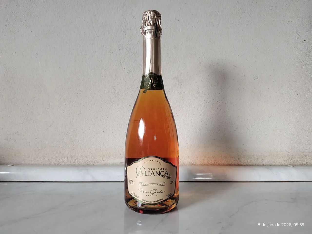 Espumante Aliança Moscatel Rosé 750ml - Foto 2