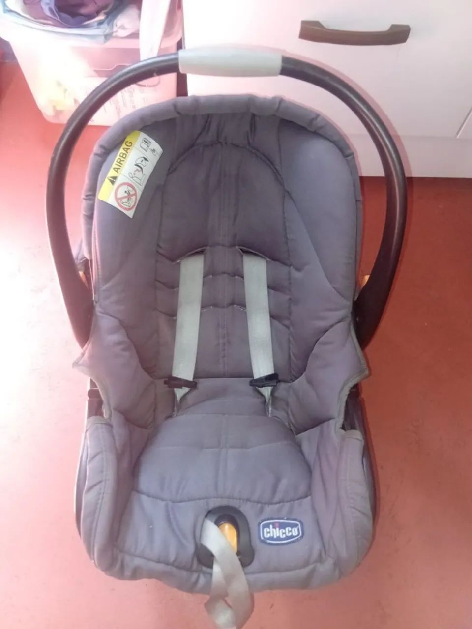 Bebê conforto completo com suporte e canguru 250