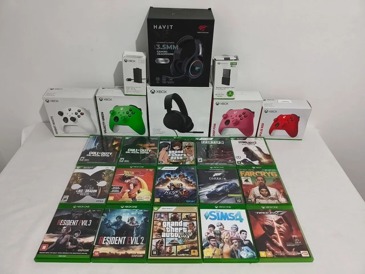 Jogos e acessórios Xbox one/ séries 