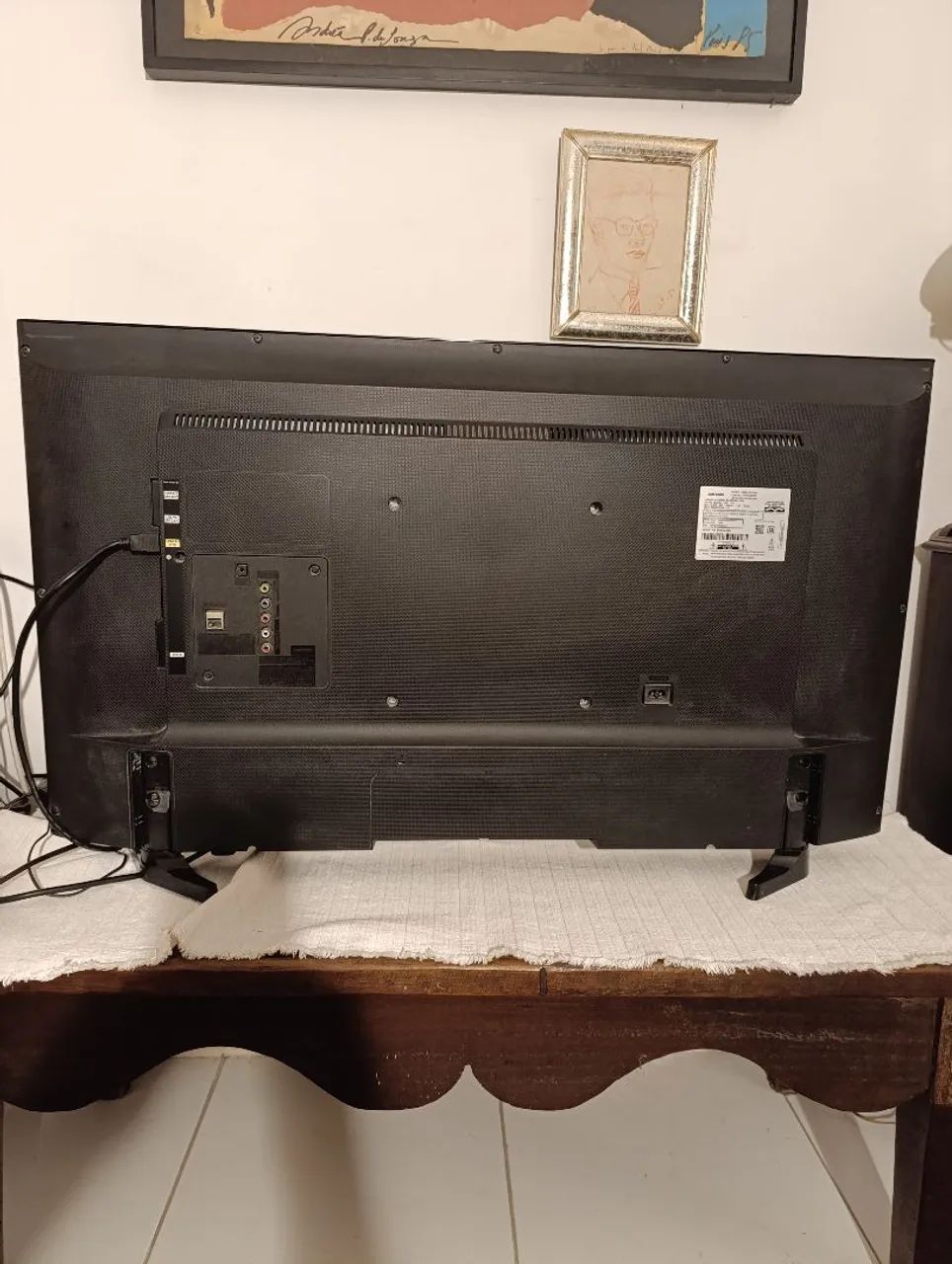 Vendo SmartTV Samsung 40' com tela danificada - Foto 3