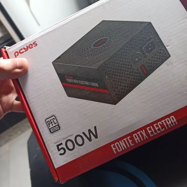 Fonte PCYES Electra 500w PFC Ativo - Foto 3