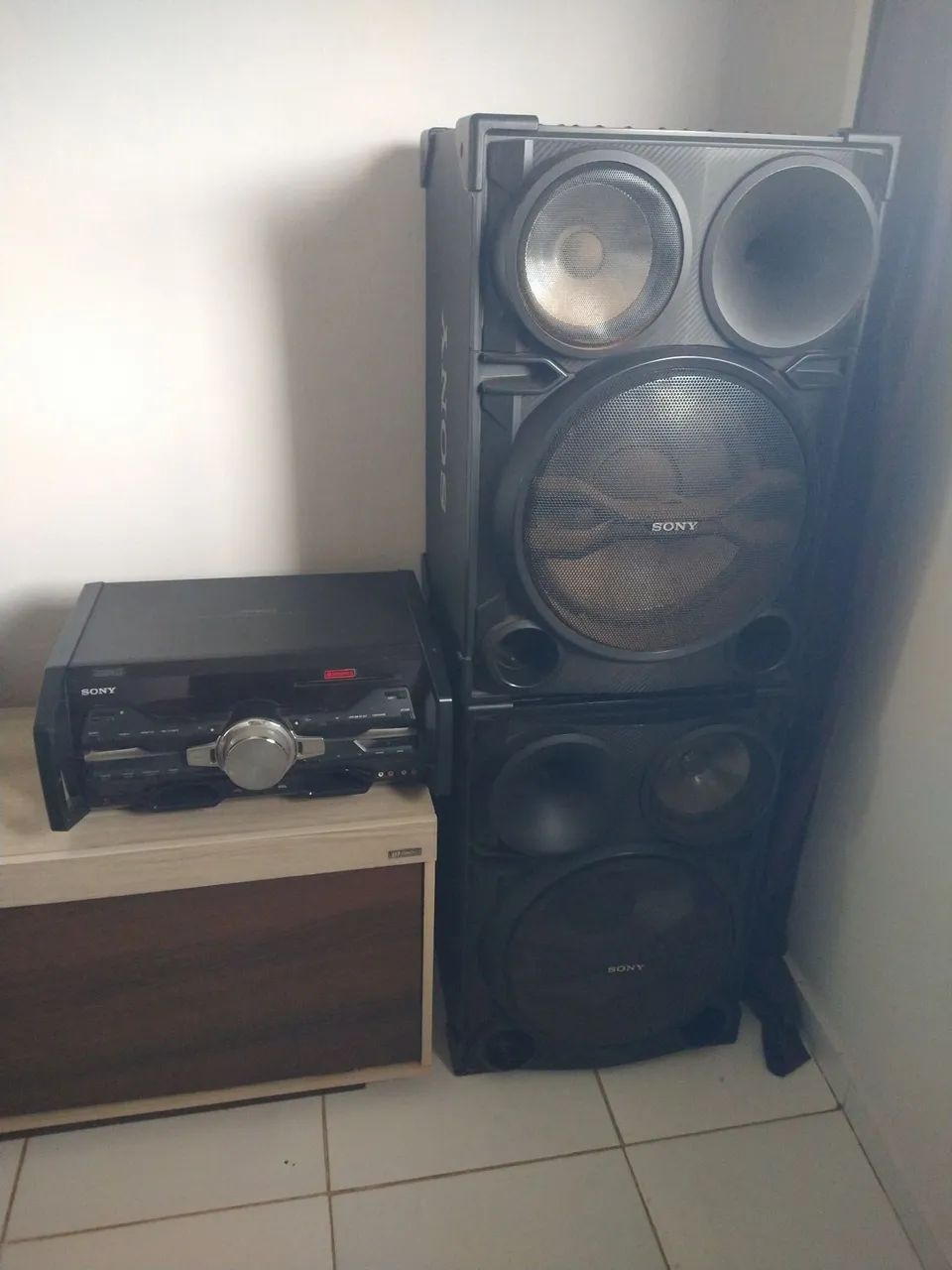 Som sapão Sony completo 