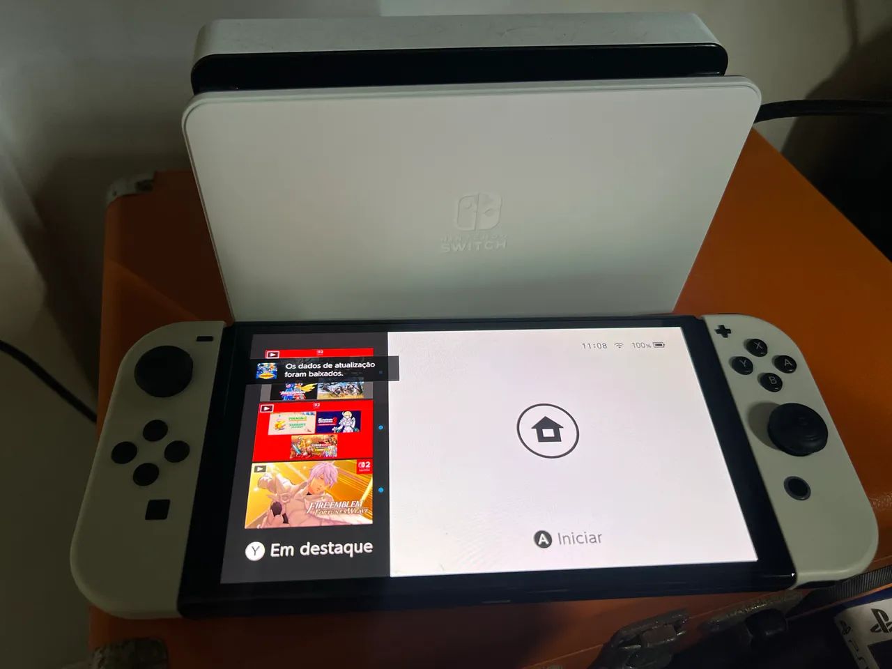 Nintendo switch OLED + jogos - Foto 3