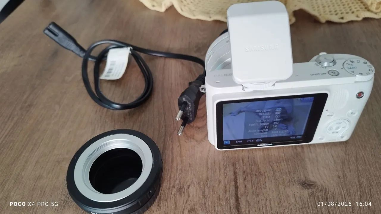 Câmera Samsung 20.3 mega pixels Smart e hi-fi - Foto 3