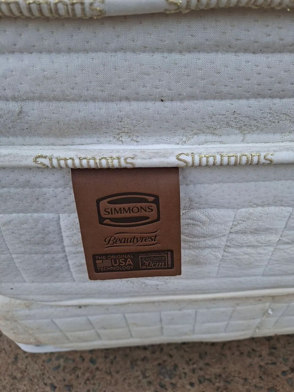 Cama box Queen size colchão simons molas ensacadas bambu  - Foto 2