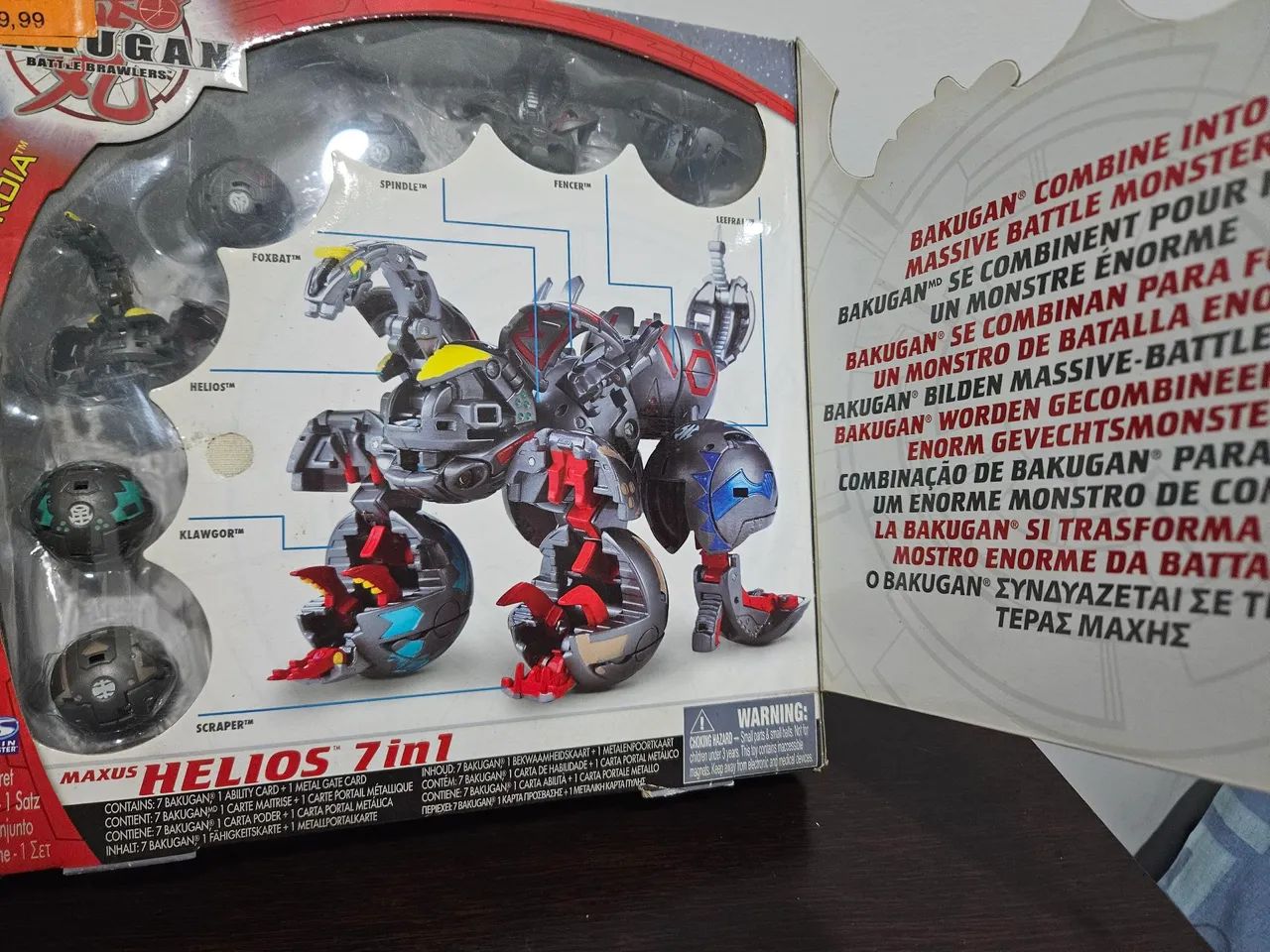 Bakugan maxus helios completo com caixa - Foto 2