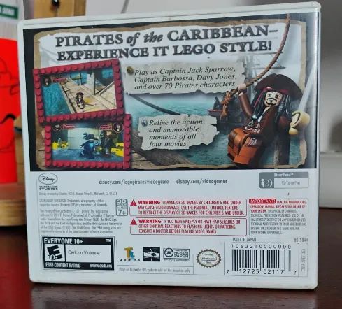 Lego Piratas do Caribe 3DS (lego pirates of the carribean) - Foto 3