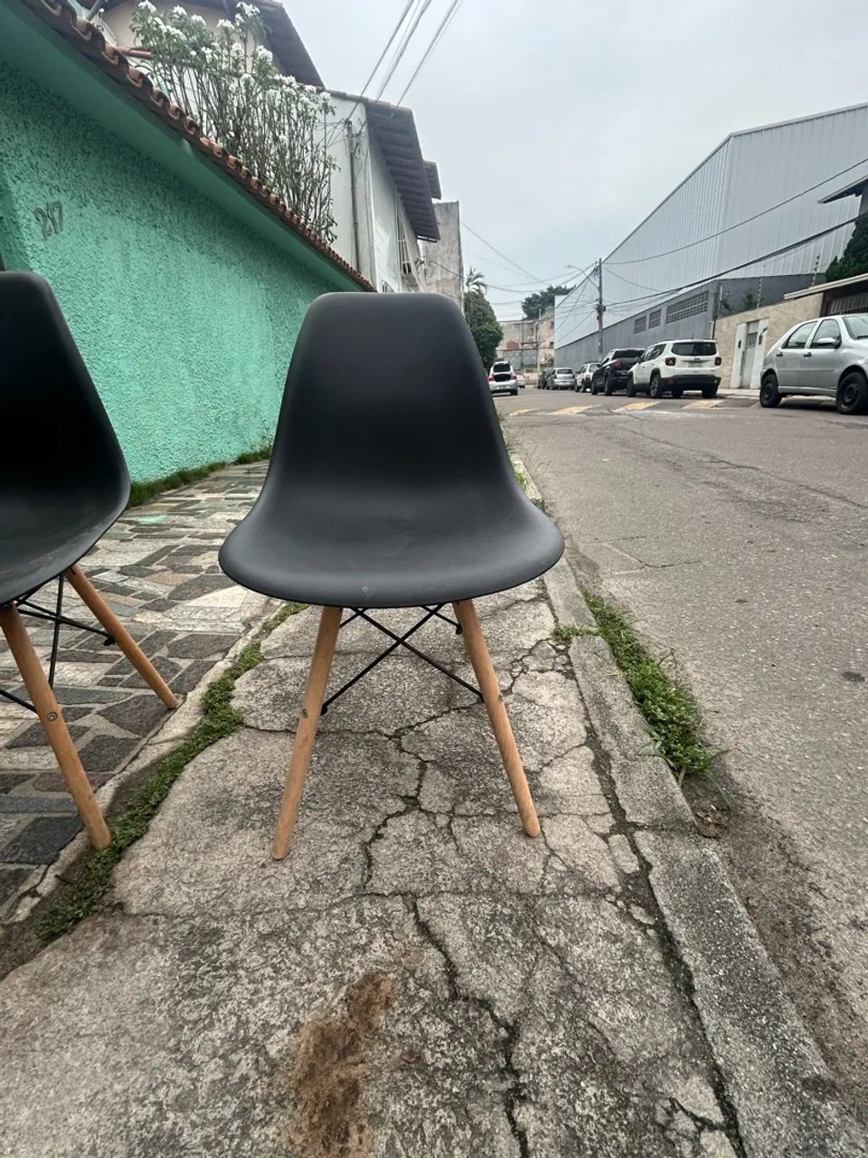 4 Cadeiras Easy Wood preta  - Foto 2