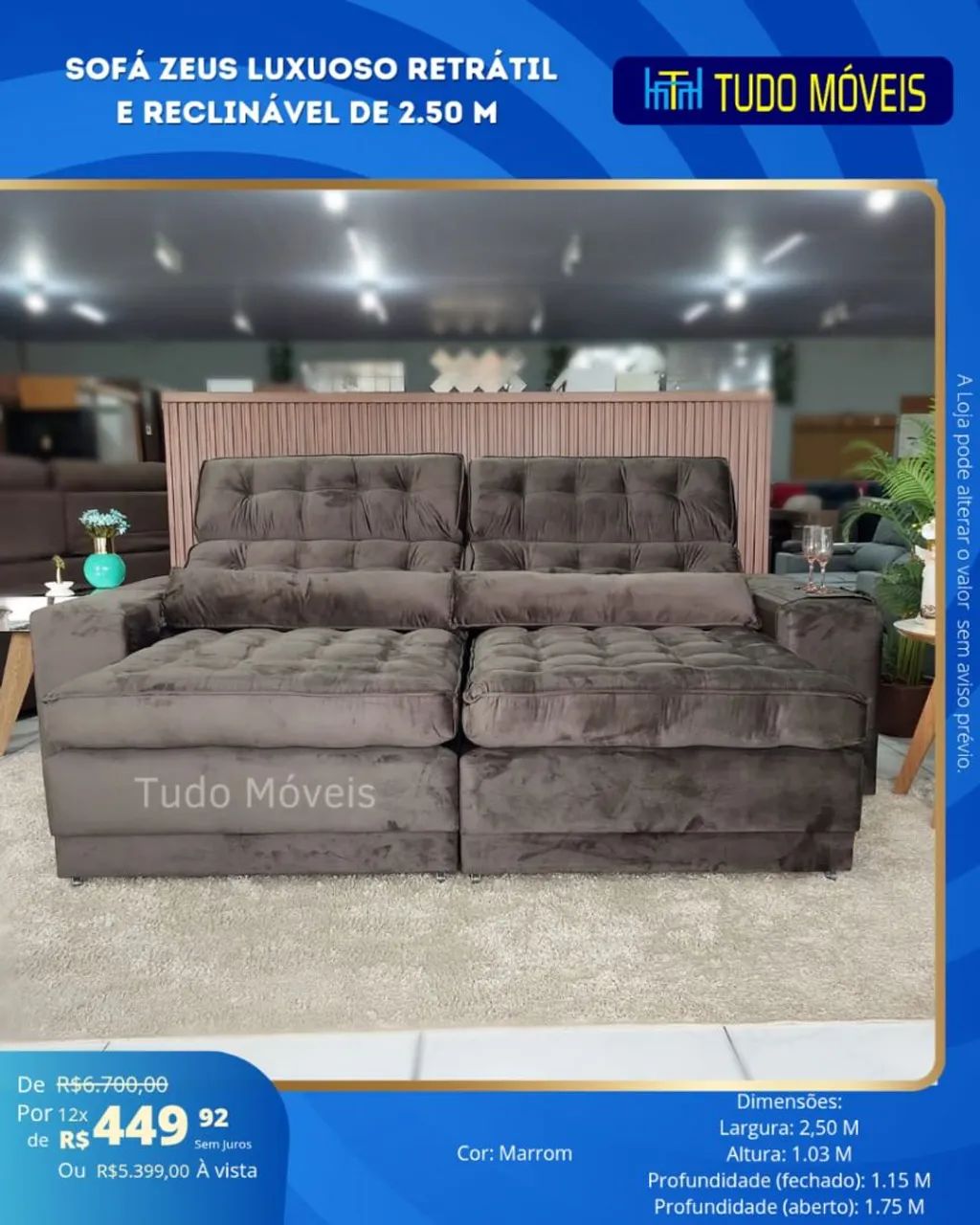 SOFA ALTO PADRÃO COM MOLAS E PILLOWTOP  - Foto 4