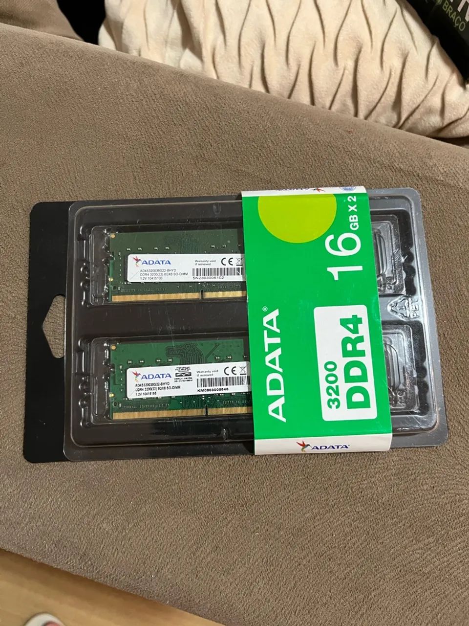 Memória RAM Adata 16GB (2x8GB) 3200mhz DDR4