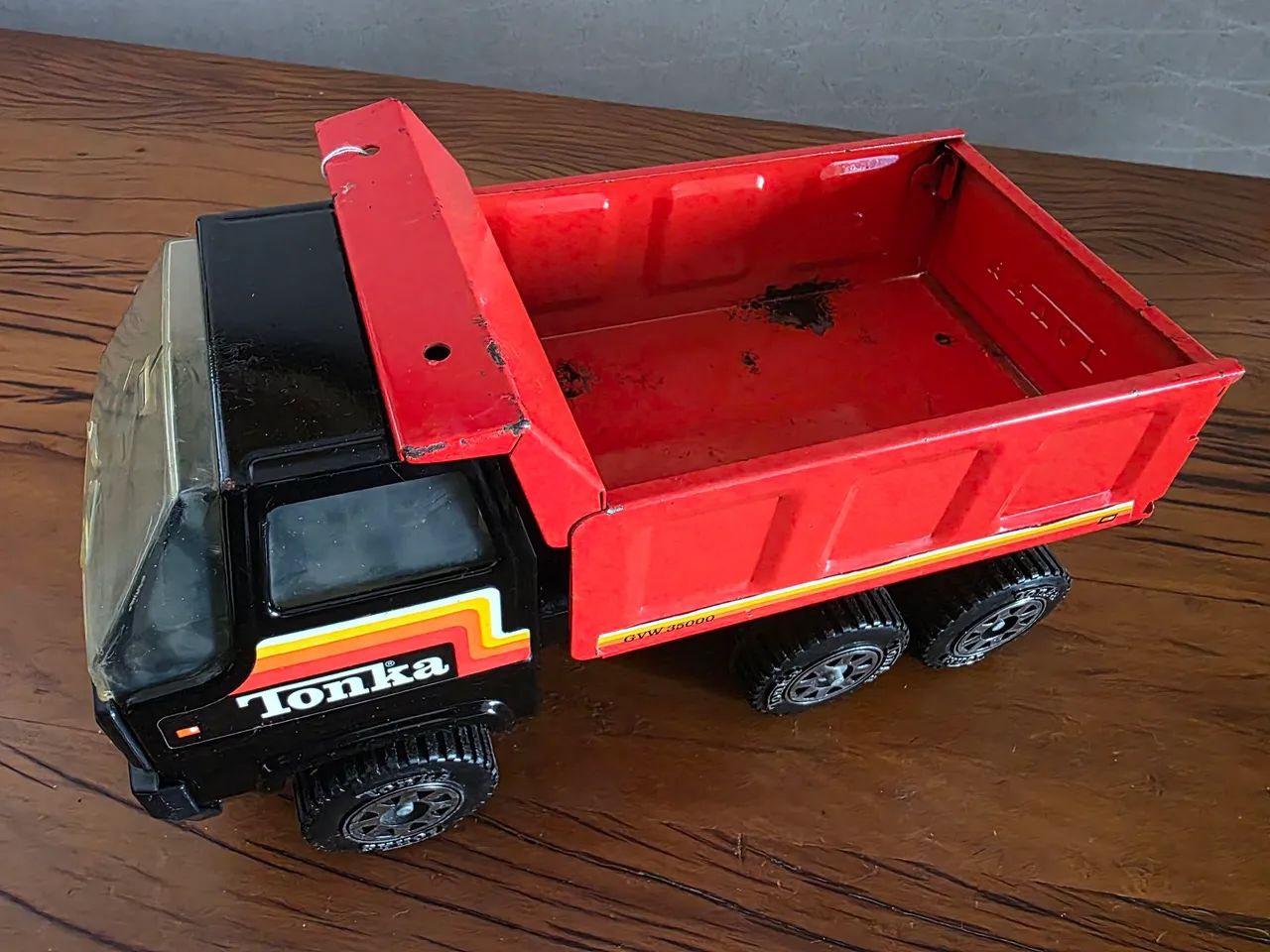Miniatura Caminhão Basculante TONKA - Década 70 - Foto 4