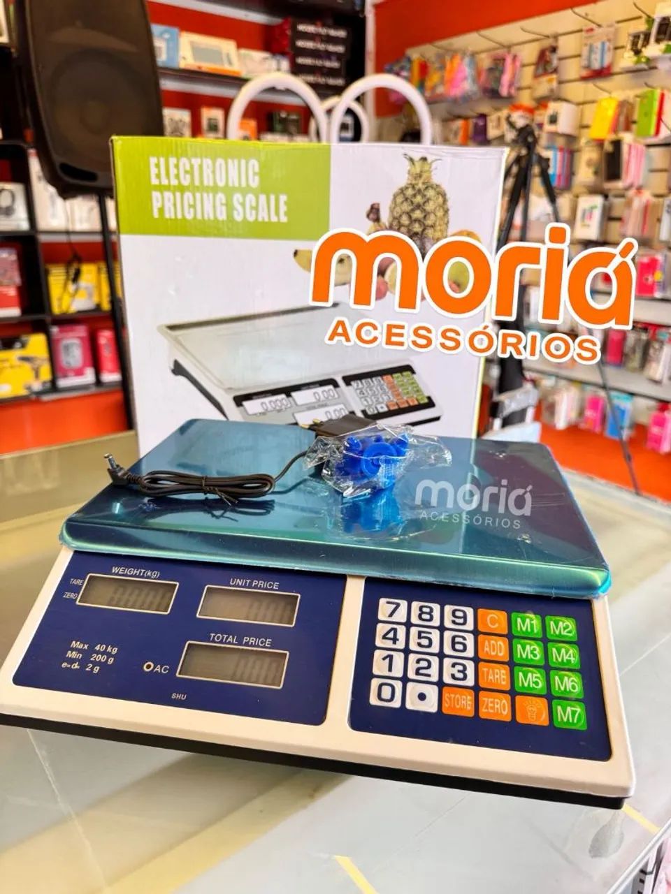 Balança Comercial Digital 40kg<br>Alta Precisão 110v-240v - Foto 2