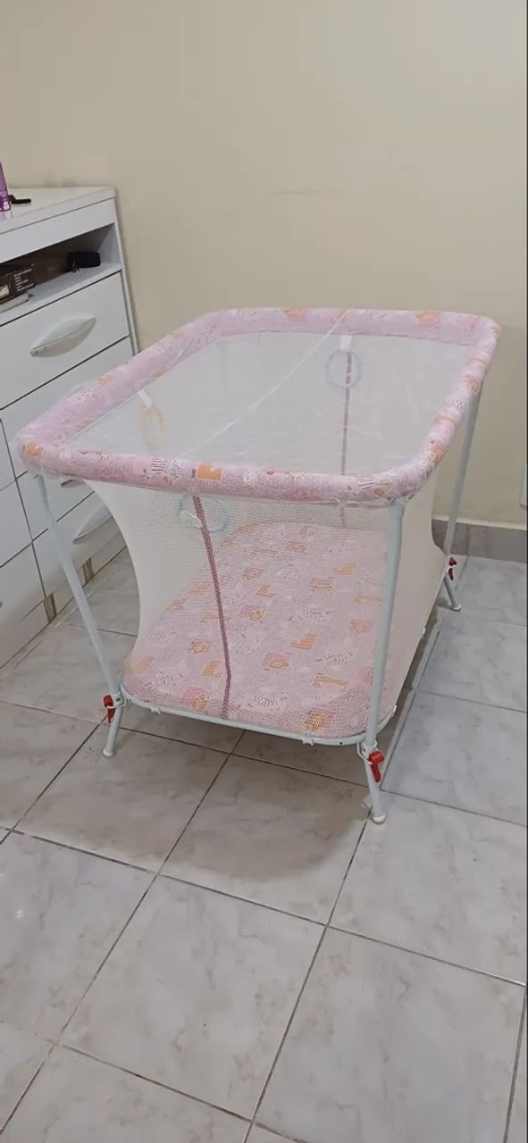 Berço cercado dobrável 