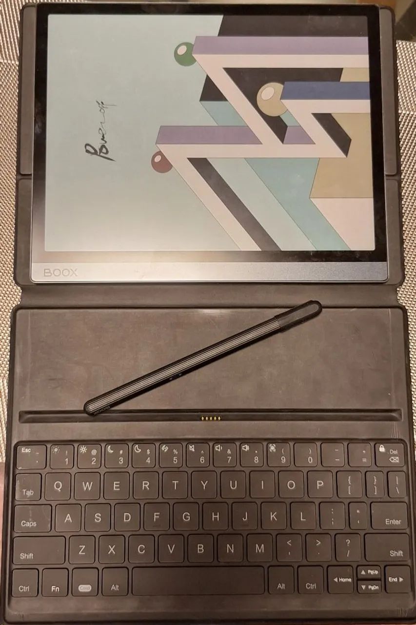 Boox Note Air 4C com teclado e capa - Foto 3