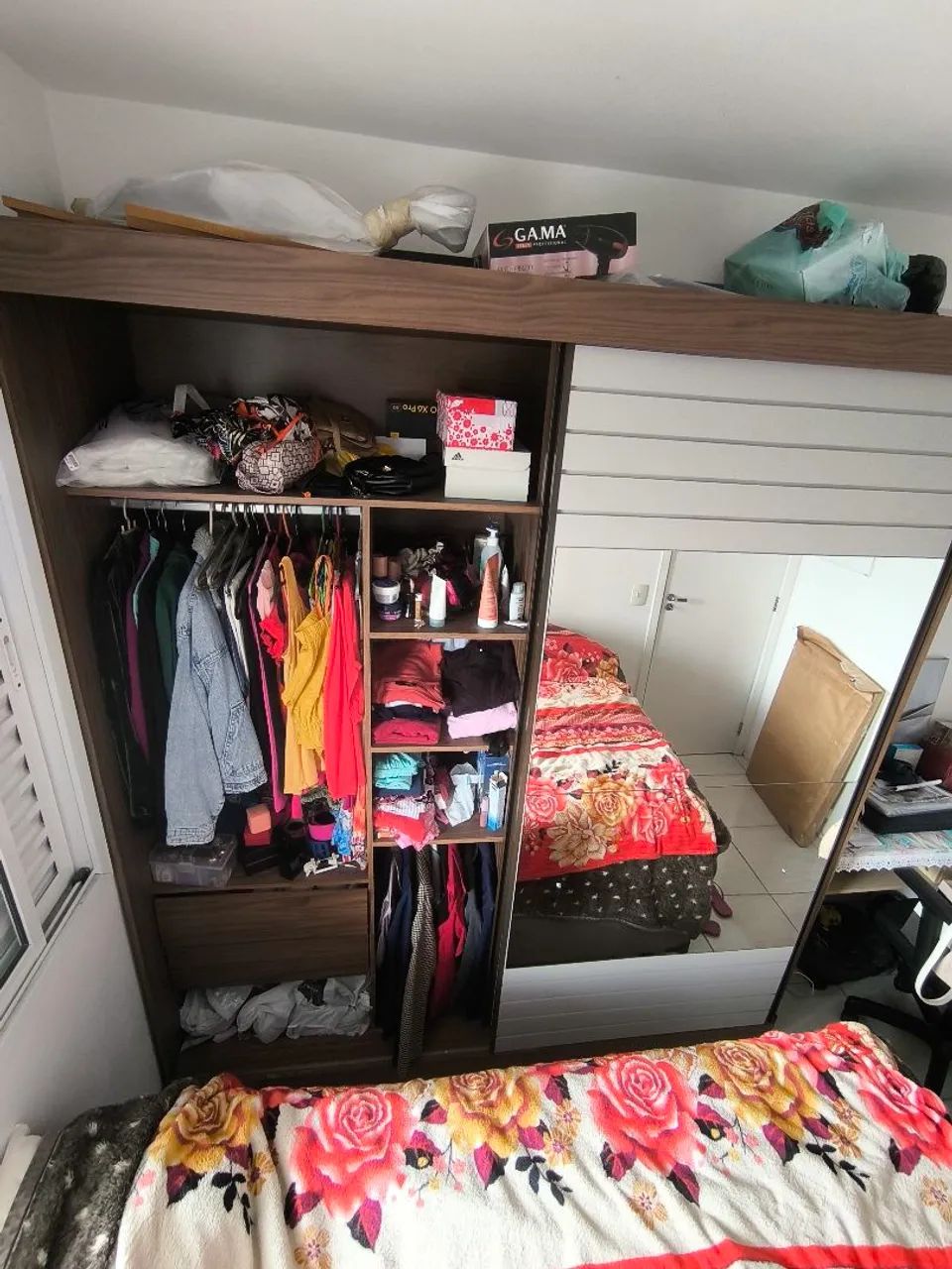 Guarda-roupa com espelho 2 portas - Foto 4