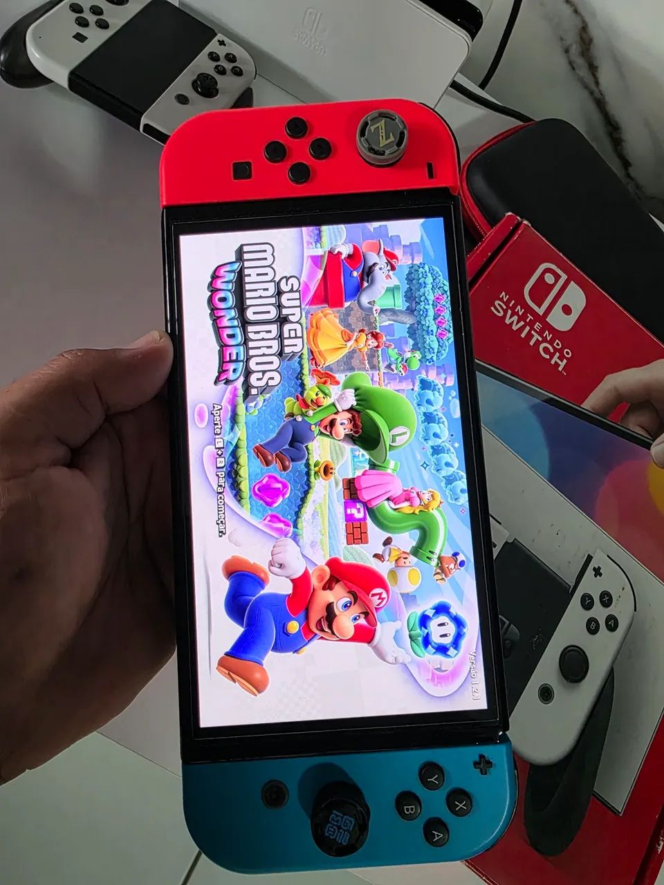 NINTENDO SWITCH OLED DESBLOQUEADO  - Foto 5