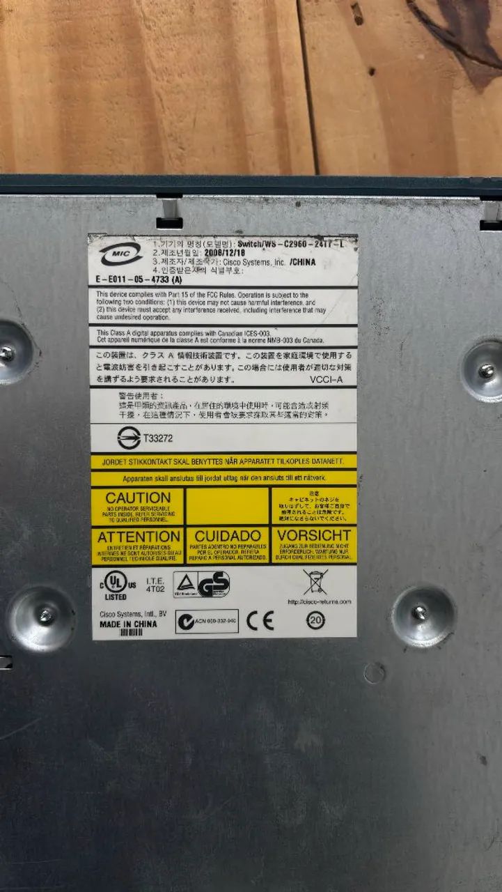 Swicth Cisco Catalyst 2960 Séries - Foto 4