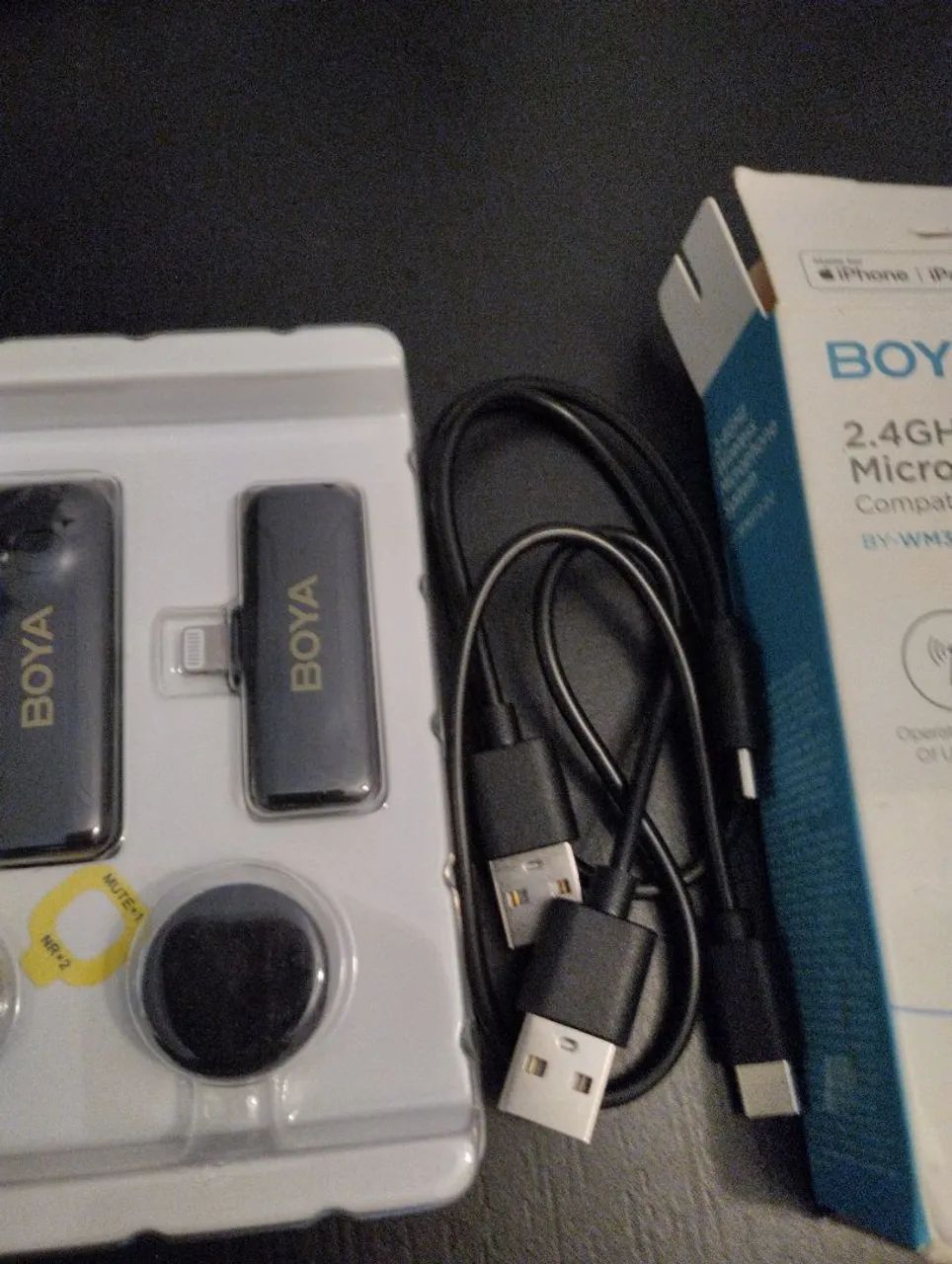 Microfone Boya lapela duplo WM3T2-D2 - Foto 3