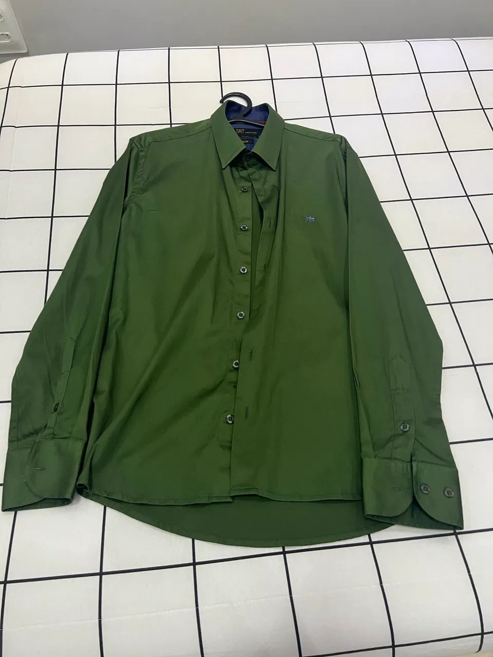 Camisa Social Verde TRT - Foto 3