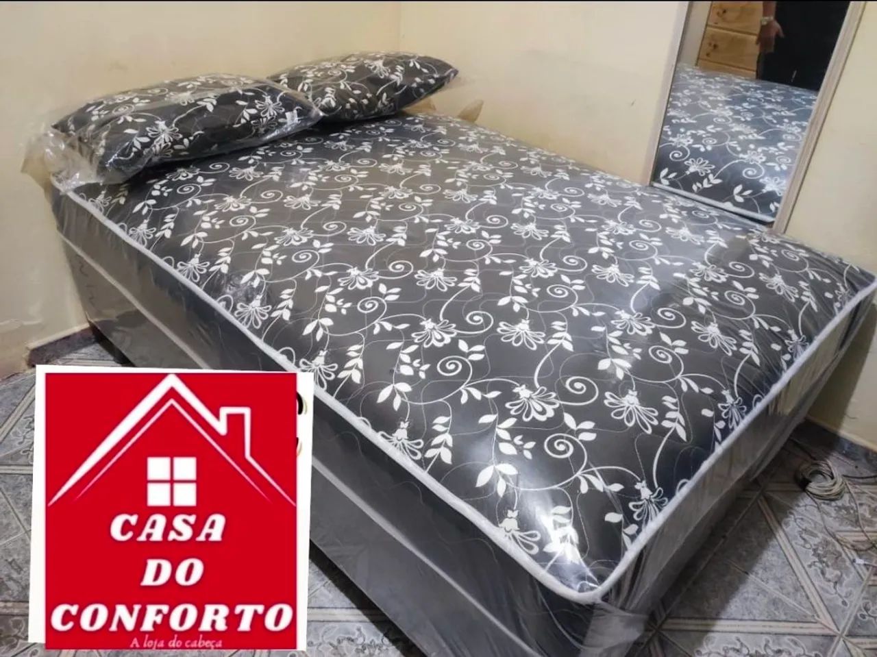 Cama casal espuma alta  - Foto 3