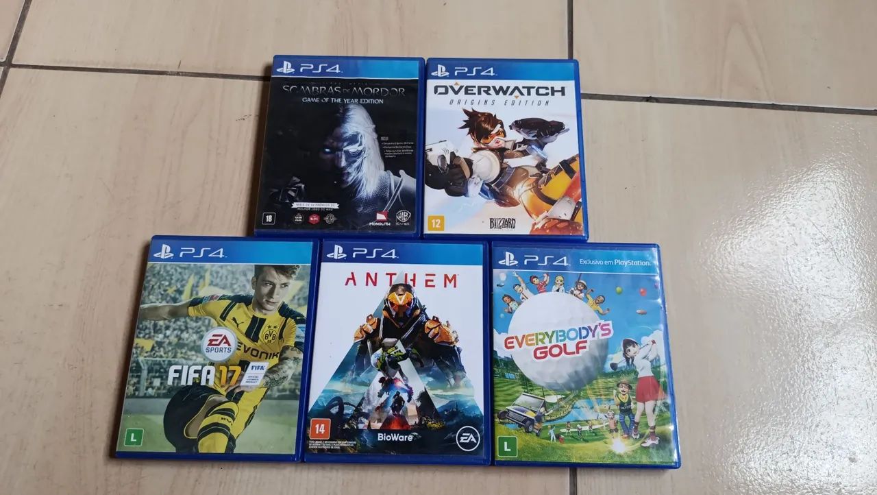 5 jogos de PS4 PS5 