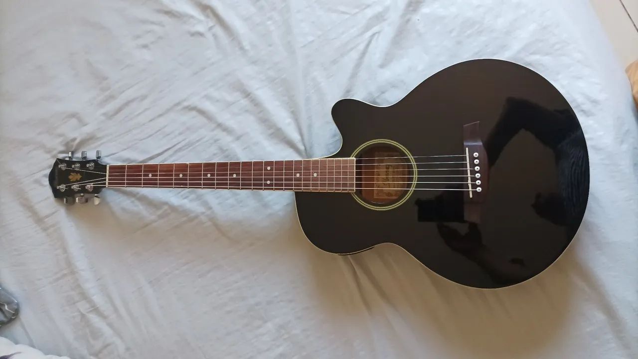 VIOLÃO IBANEZ BLACK/AÇO  - Foto 5