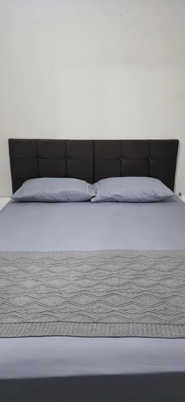 Cabeceira Estofada Cama Box Queen - Foto 4