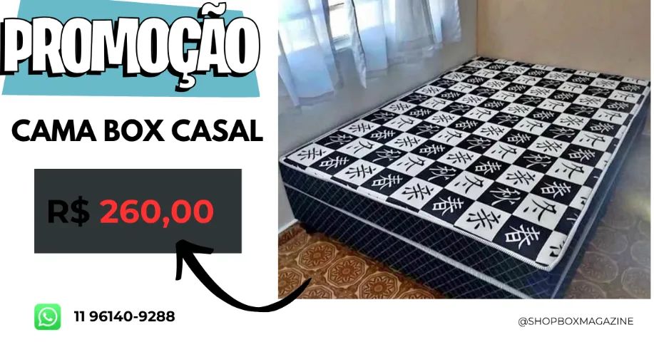 cama box casal 