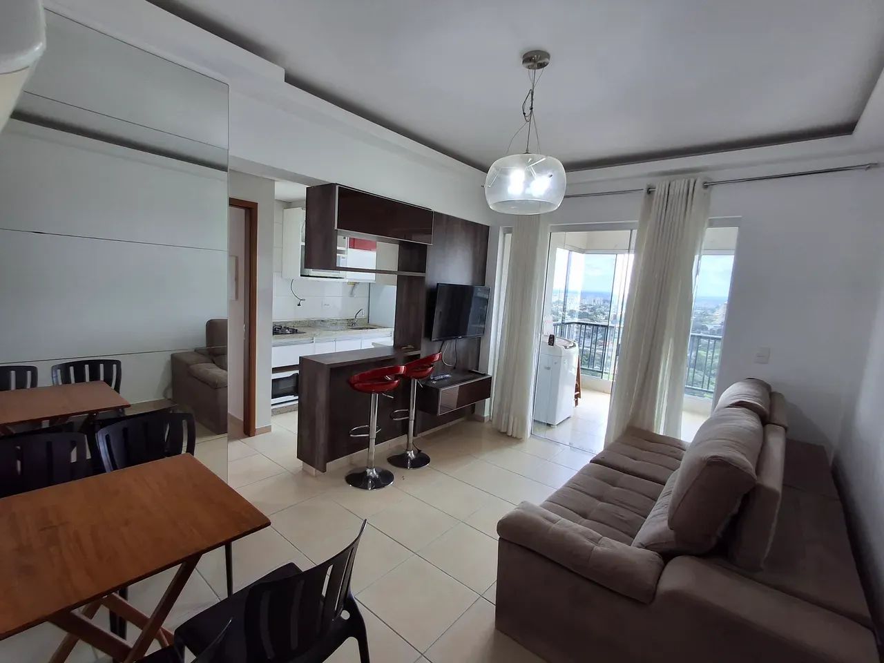 Alugo apartamento mobiliado, perto do Pq Flamboyant e Serra Dourada de 2 quartos no Jardim