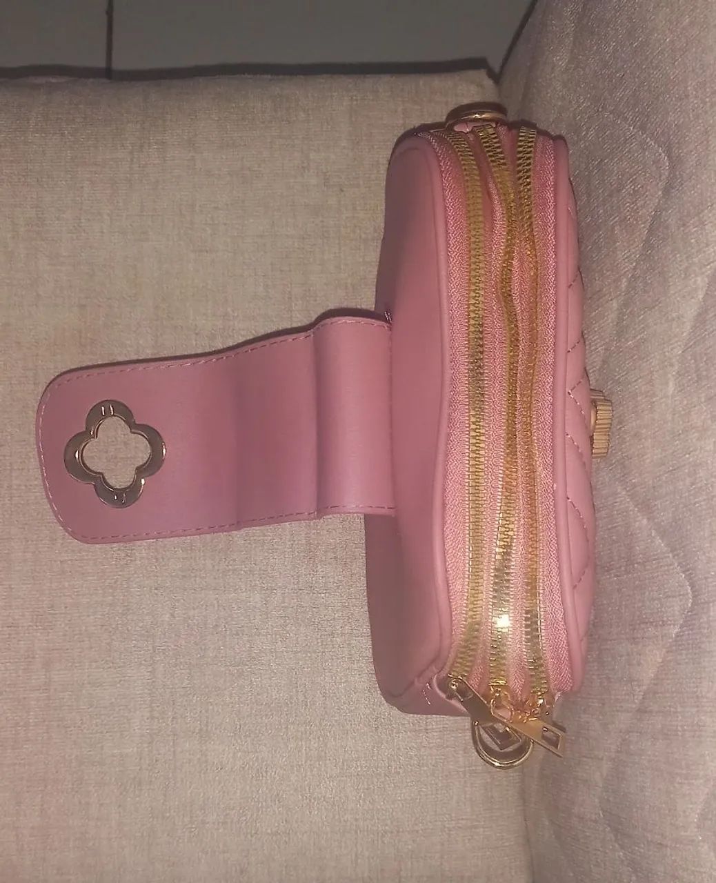 Bolsa Feminina de Ombro Rosa - Foto 5